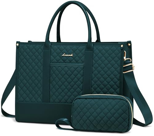 LOVEVOOK Laptop Bags for Women 15.6 Inch, Large Handbags Ladies Tote Bag