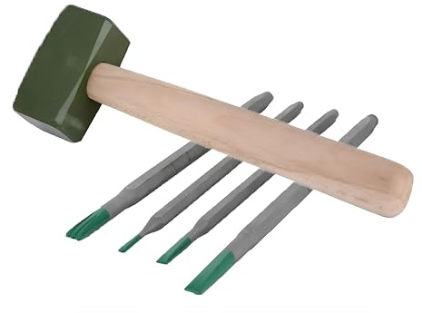 Marble Sculpture Kit with Hammer 500 g and Tools in Widia