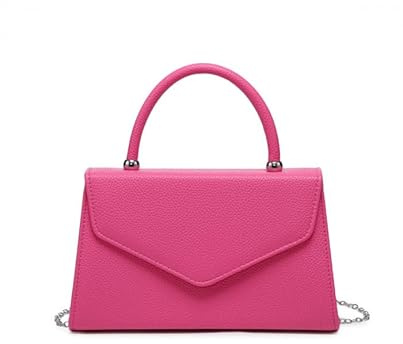 JFY Top Handle Pu Clutch Bag