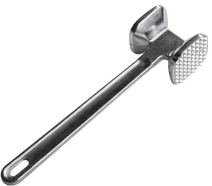 LAPYAPPE Professional Meat Tenderiser Hammer Alloy Steak Hammer for Beef Chicken Flat Nail Side Easy Storage