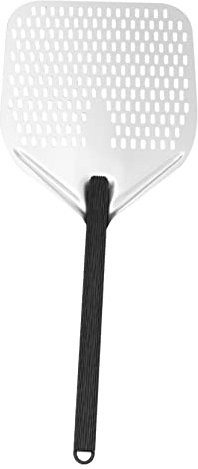 ULTECHNOVO Pala para Pizza Perforada de Aleación de Aluminio, Herramienta de Cocina Resistente y Fácil de Limpiar