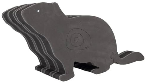 3D Zielscheibe Biber für Bogenschießen – große Schaumstoff Tierfigur in 3 Stärken (bis 40 lbs) – realistisch & wetterfest – ca. 89 x 37 cm – Outdoor Zielscheibe für Parcours & Garten (21cm)