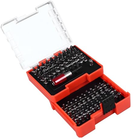 Set di 102 maschi e filiere metrici, maschi a cricchetto e filiere in lega di acciaio S2, kit di filiere e maschi con scatola di immagazzinaggio per modifiche di mobili per auto, motociclette