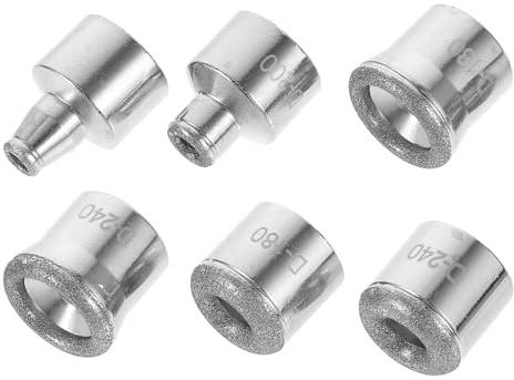 OKUMEYR Diamond Microcarving Tips Wands Replacement Accessory for Home and Salon Beauty Apparatus, Crystal Diamond Microdermabrasion Peeler Heads for Skin Exfoliation and Microcarving