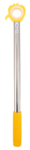 Cabilock Perche D'ouverture de Fenêtre 45 Cm Jaune Baguette Magique Antidérapante pour Ouvre-Store et Tireur de Fenêtre Haut Accessoire Pratique pour Chambres Cuisines et Salons Outil