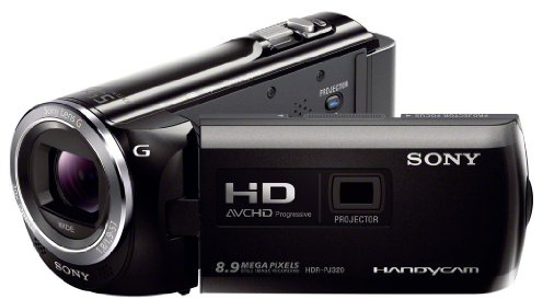 Sony Handycam HDR-PJ320 Full HD Camcorder with Built-in Projector, 30x Optical Zoom, 8.9MP, Exmor R CMOS, 3-inch LCD - Black (Renewed)