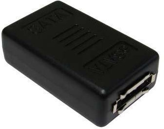 eSATA/SATA Adapter Coupler ~ Connect/Convert a SATA Cable to an eSATA Cable ~ Serial ATA ~ Converter (Female to Female)