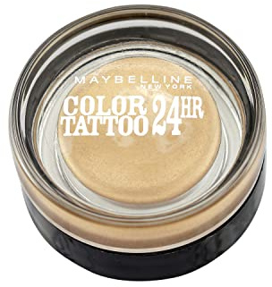 Maybelline New York Lidschatten Eyestudio Color Tattoo 24h Eternal Gold 05 / Gel-Cream Eyeshadow metallic, langanhaltend, 1 x 4 g