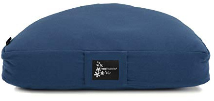 Yogistar Meditationskissen - Halbmond 41 x 22 x 12 cm, dunkelblau