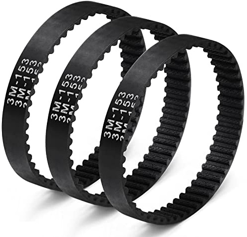 3PCS Soft Front Brush Belt Replacement Part 153-3GT-8 Vacuum Belt for Shark APEX DuoClean AZ1002 AZ1000 AX950 AX951 ZU782 Upright Vacuum Cleaner