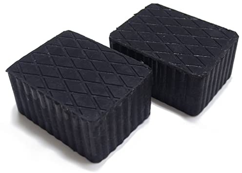 FILAVERSE - 2pz Tamponi per Ponte Sollevatore Kit Tamponi 160X120X80 universali in Gomma Piena per Ponti corghi ravaglioli omcn | Fianchi ondulati con Tecnologia Best-Grip