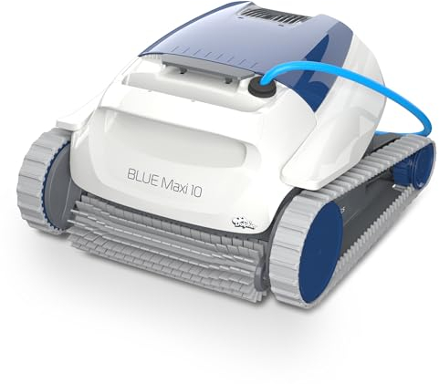DOLPHIN Blue Maxi 10 - Poolreinigerroboter - Automatisch - Einfache Reinigung - für Hoch- und Begrabspools bis zu 8 m - reinigt den Hintergrund - 2 Jahre Garantie