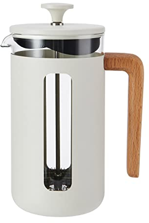 La Cafetière Pisa, 8 tazze/1L, grande caffettiera francese per tè sciolto e caffè macinato, selce