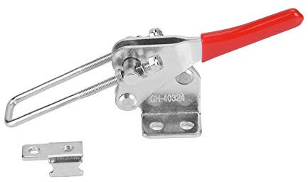 OKJHFD Pince à bascule à 90 degrés, pince à bascule fixe rapide en fer galvanisé, outil à main de serrage à 90 degrés, outil de serrage à bascule vertical robuste antidérapant (GH-40344)