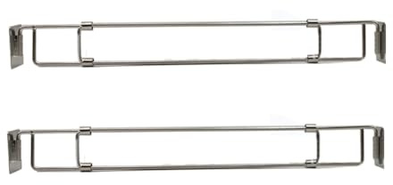 Niejgay RV Secure Verstellbare Stangen, Lebensmittel- und Getränkestabilisatoren für Wohnmobil-Kühlschrank (2er-Pack)