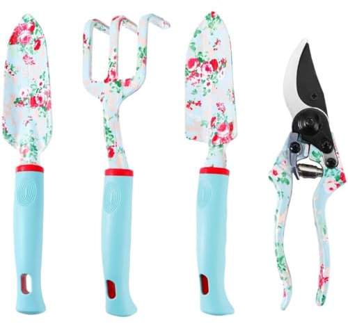 Ensemble d'outils de jardinage Outils d'extérieur Kit de jardinage robuste Ensemble d'outils de jardinage for femmes et hommes Parfait for le travail dans la cour Entretien de la pelouse Parterres de