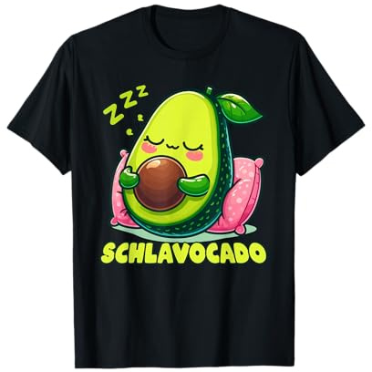 Offizielles Schlafshirt Avocado Schlavocado Schlafen Schlaf T-Shirt