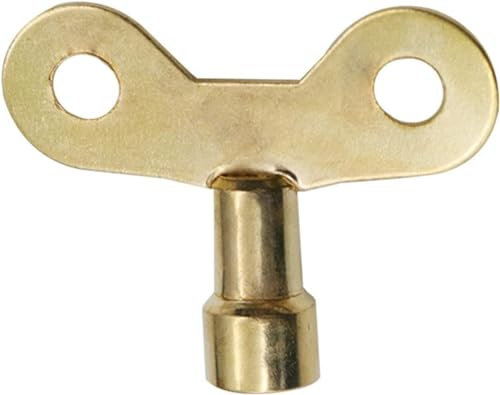 Qintreesify 1Pc Gold Radiator Plumbing Bleed Bleeding Key Solid Brass Radiator Plumbing Keys Metal For Venting Air Switch Spool Radiator Keys For Bleeding Old Home Radiator Tools Wrenches