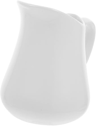 BELLIFFY Pichet À Crème En Céramique Petit Pichet À Lait Pour Café Et Thé Tasse À Mousser Le Lait À Sauce Pour Cuisine 6.77 X 6.61 X 4.53 Pouces 1 Pièce