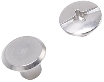M3.5 Juego de Tuercas de Remaches, Acero Inoxidable 50 Pares de Pernos de Remaches para Decoración