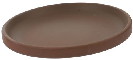 SHINEOFI Sottovaso in Ceramica per Piante Rotondo 12,5 Cm, Piattino per Vaso Fiori da Interno Ed Esterno, Base Resistente per Contenitore e Raccolta Acqua, Sottovasi per Balcone e Giardino