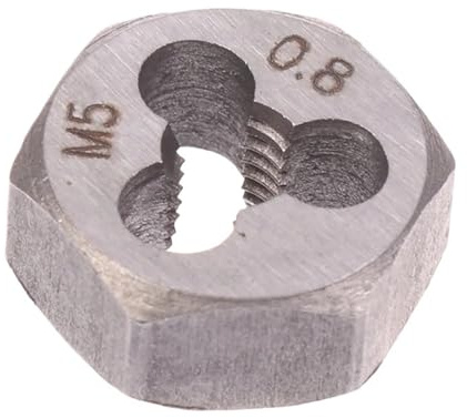 Filiere per riparazione filetti Filiera esagonale con filettatura metrica M3*0.5 M4*0.7 M5*0.8 M6*1.0 Filiera for filettatura manuale(M5)