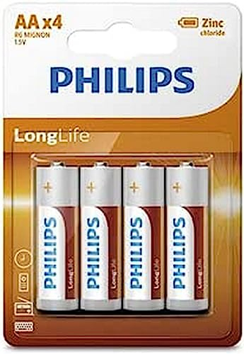 Philips Pile R6 AA 4 Pièces Longlife