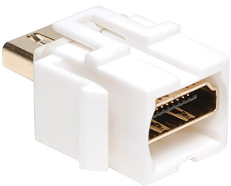 Tripp Lite HDMI Keystone Jack , Snap-in Insert Module (F/F) (P164-000-KJ-WH)