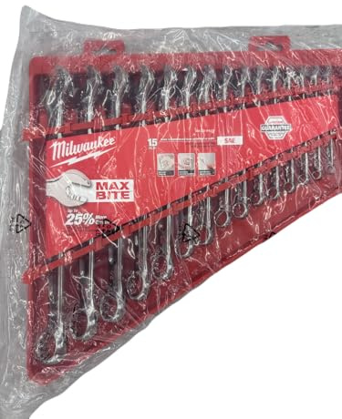 MILWAUKEE'S Electric Tools MLW48-22-9415 Combination Wrench Set - SAE