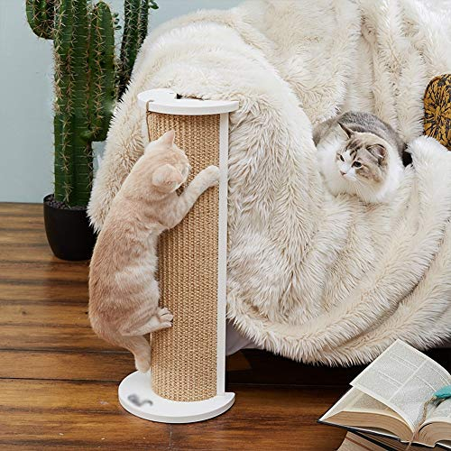Árbol para Gatos Escalada Gato Poste Esquinero Rascador Proteger Cómodo Sofá Gato Centro De Actividades Cuatro Estaciones Universal QAF0519 (Color : Brown, Size : 45cm)