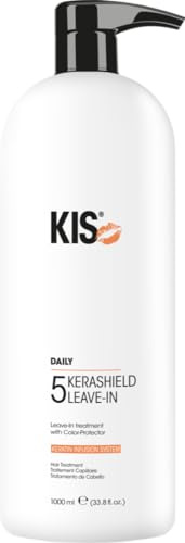 KIS KeraShield Leave-In Conditioner - anti-frizz - dauergewelltes, coloriertes & trockenes Haar - Keratin Infusion System, 1000 ml
