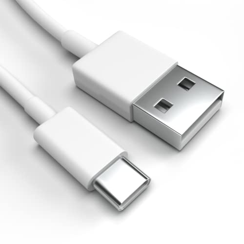 Justcom USB-C Ladekabel für LG Velvet Weiß 2 x 1 m Handy Schnellladekabel Datenkabel