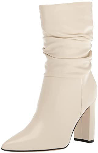 NINE WEST Denner, Botas Cortas al Tobillo Mujer, Chic Cream, 41.5 EU