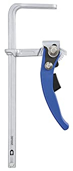DICTUM® Hebelzwinge für Führungsschienen, Spannweite 200 mm
