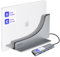 Ascrono Estación de Acoplamiento Vertical Hub Bundle | Compatible con Apple MacBook Air de 15 Pulgadas M2 2023 y M3 2024, con Conector MagSafe | Incluye Adaptador multipuerto resolución 4K
