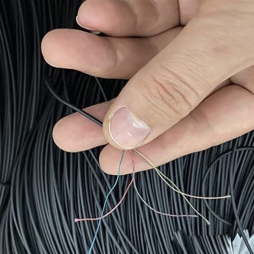 Pipa Casa Cavo for Altoparlanti smaltato Multi-Core Cavo for Cuffie da 2 a 9 Core Guaina di Cablaggio Cavo smaltato for Cuffie Suolo Elettronica (Color : 5core OD 1.4mm, Size : 2 Meter)