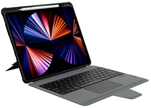 Nillkin Funda para teclado compatible con iPad Pro 12.9 2018/2020/2021/2022 (negro)