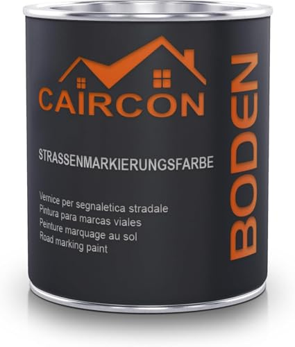 CAIRCON Markierungsfarbe Parkplatzfarbe Straßenmarkierungsfarbe ANTHRAZIT - 750ml