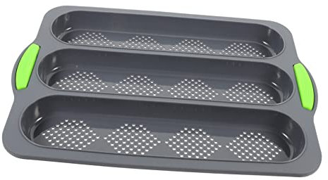 PRETYZOOM Silikon-backform Für Brot Antihaftbeschichtet Mit Schlitzen Backblech Für Küche Und Zuhause Schwarz