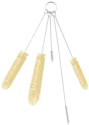 1 jeu de 5 brosses de nettoyage pour bouteilles, brosse de nettoyage pour paille, brosse de nettoyage pour bouteille d'eau, petit goupillon pour le nettoyage