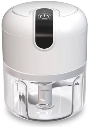 Electric Mini Food Chopper, Rechargeable and Portable Processor with Stainless Steel Blades Cordless Meat Grinder for Food Meat Onion Vegetables