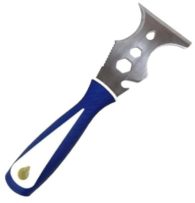 15 en 1 multiusos de acero inoxidable, raspador de pintura para eliminar papel pintado, herramienta de construcción