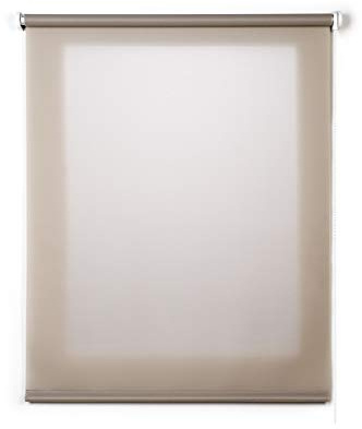 Tende a Rullo Traslucida con Finiture di Qualità, Illuminazione Naturale e Privacy Delicata, Facile Installazione a Soffitto o a Parete, STORESBASIC Crudo 180x250