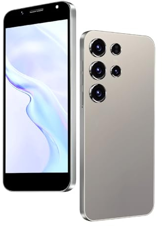 DEMANN GMBH Téléphone déverrouillé, écran de 5.0 Pouces, 2GB RAM + 16GB ROM/TF 128GB, 2MP + 2MP Double Appareil Photo, Support 4G LTE FDD TDD, Double Carte SIM, idéal pour Les débutants. (Grey)