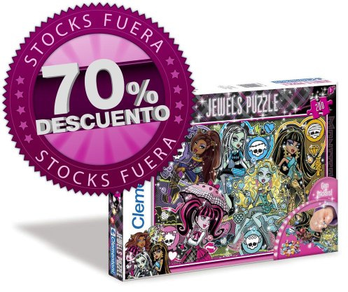 Clementoni 29650.7 - Puzzle 200T. Monster High Fashionable Fierce Jewels