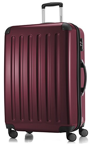 Hauptstadtkoffer ALEX - Erweiterbarer Hartschalenkoffer 75 cm (119 L) mit TSA-Schloss – robuster Trolley-Reisekoffer mit 4 Doppelrollen, Burgund | ABS/PC-Hartschale · TSA-Zahlenschloss · Erweiterbar · 4 Rollen · Austauschbare Ersatzteile · Aufgabegepäck · Urlaub · 2-3 Wo