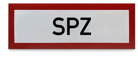 Betriebsausstattung24 Betriebsausstattung24 SPZ Hinweisschild Brandschutz - PVC-Folie, selbstklebend - Hinweis nach DIN 4066-D1 - Orientierungshilfe für die Feuerwehr