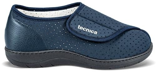 EXTRO STYLE - Scarpe Ortopediche Donna e Uomo, Tecnica 3M, Per Alluce Valgo e Dolori Articolari, Scarpe Traspiranti Antiscivolo con Tomaia in Cotone Microforato, Plantare Estraibile, Blu, Taglia 39