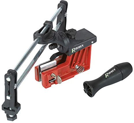 Affûteuse sur Guide pour chaînes de tronçonneuse.