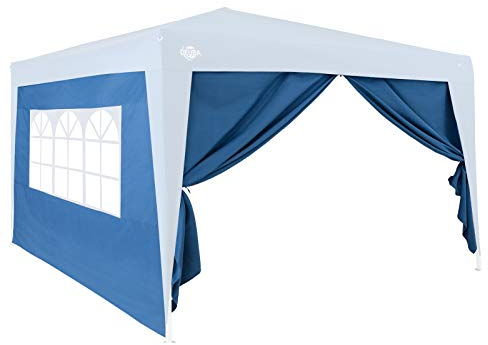 Deuba 2X Pareti Laterali per Gazebo 3x2m per Parete Idrorepellente con Finestra Laterale Cerniera Cinghie di Fissaggio